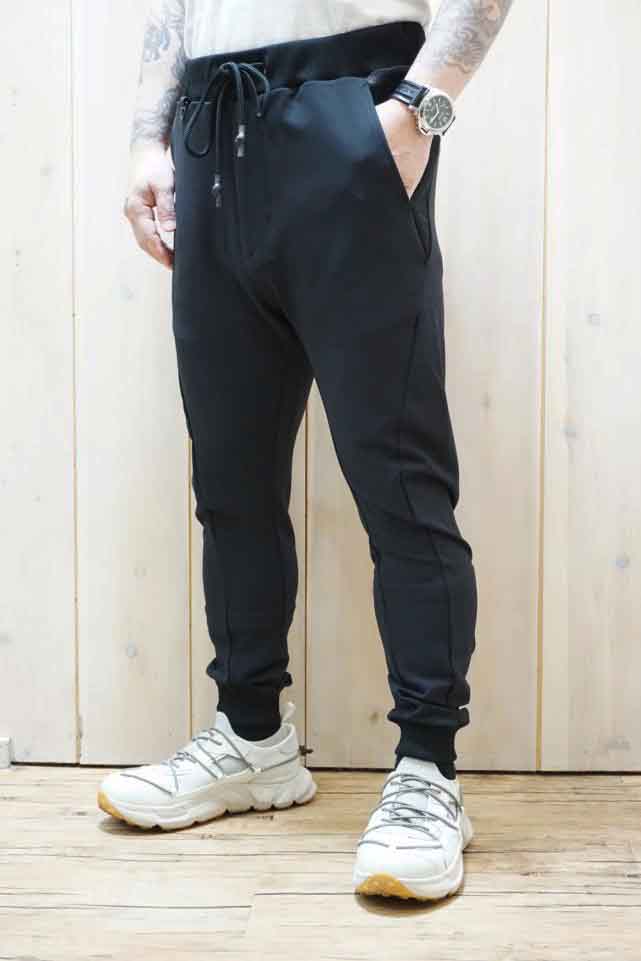 RIPVANWINKLE リップヴァンウィンクル / RIPVANWINKLE リップヴァンウィンクル RW-622 CYCLING JERSEY  PANTS サイクリングジャージパンツ BLACK 正規通販 メンズ /モロトフカクテル ヒステリックグラマー 正規通販