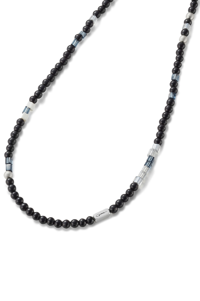 GARNI ガルニ / GARNI ガルニ GN23002 - ENSEMBLE - Mix Beads Necklace ミックスビーズネックレス  BLACK 正規通販 メンズ レディース /モロトフカクテル ヒステリックグラマー 正規通販