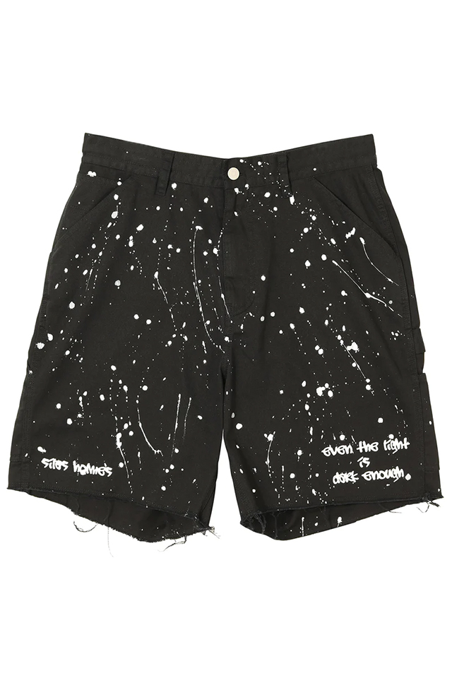 SILAS サイラス / SILAS サイラス 110232031006 SPLASH SHORT PANTS SILAS ショートパンツ BLACK  正規通販 メンズ /モロトフカクテル ヒステリックグラマー 正規通販