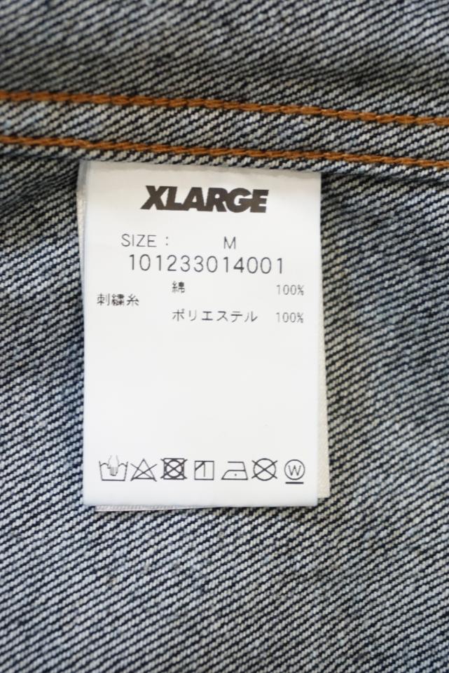 XLARGE エクストララージ 101233014001 SUNRISE DENIM L/S SHIRT XLARGE デニムシャツ INDIGO  正規通販 メンズ レディース