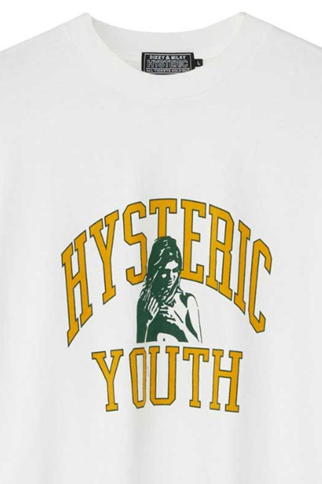 HYSTERIC GLAMOUR ヒステリックグラマー / HYSTERIC GLAMOUR ヒステリックグラマー 02243CL04 H.YOUTH  Tシャツ WHITE 正規通販 メンズ /モロトフカクテル ヒステリックグラマー 正規通販