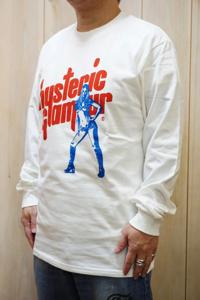 HYSTERIC GLAMOUR ヒステリックグラマー / HYSTERIC GLAMOUR ヒステリックグラマー 02243CL03 SOUND  VIBRATION Tシャツ WHITE 正規通販 メンズ /モロトフカクテル ヒステリックグラマー 正規通販