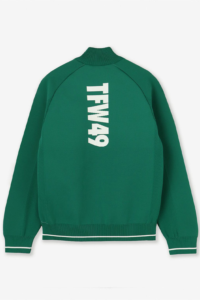 TFW49 ティーエフダブリューフォーティーナイン T092320002 MOCK NECK KNIT モックネックニット GREEN × GREEN  正規通販 メンズ ゴルフ