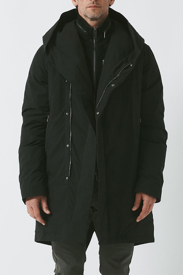 junhashimoto ジュンハシモト / junhashimoto ジュンハシモト 1012420002 WRAP DOWN COAT ラップダウン コート BLACK 正規通販 メンズ /モロトフカクテル ヒステリックグラマー 正規通販