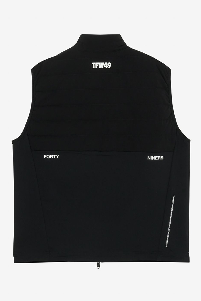 TFW49 ティーエフダブリューフォーティーナイン / TFW49 ティーエフダブリューフォーティーナイン T042420020 SHIELD  WARMER VEST シールドウォーマーベスト BLACK 正規通販 メンズ ゴルフ /モロトフカクテル ヒステリックグラマー 正規通販