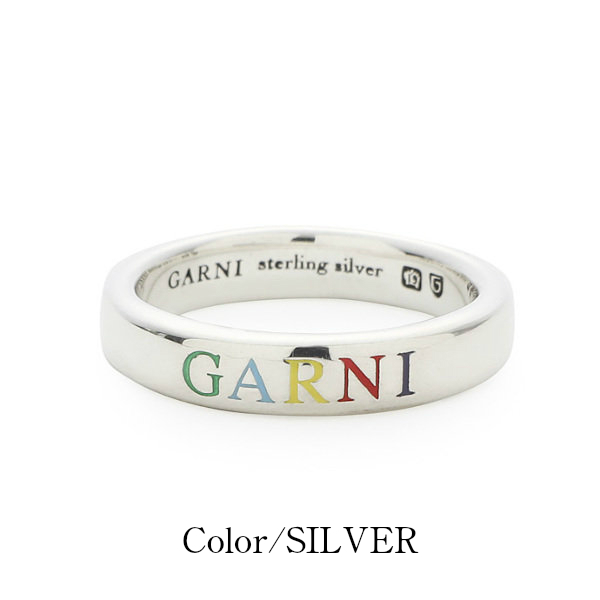 GARNI ガルニ / GARNI ガルニ GR19009 Rainbow Ring - Logo レインボーリング ロゴ 正規通販 メンズ  レディース /モロトフカクテル ヒステリックグラマー 正規通販