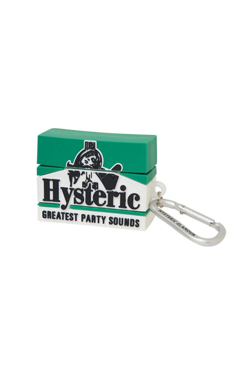 HYSTERIC GLAMOUR ヒステリックグラマー 02241QG01 GUITAR GIRL AirPodsProケース GREEN 正規通販 メンズ レディース