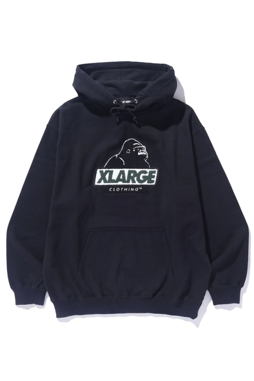 XLARGE エクストララージ 101244012009 SLANTED OG HOODED SWEATSHIRT パーカー BLACK 正規通販 メンズ レディース