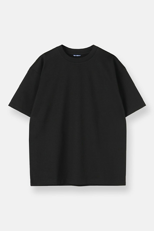 junhashimoto ジュンハシモト 1102111023 101RELAX CREW T 101リラックスクルーネックTシャツ BLACK 正規通販 メンズ 2025年3月31日入荷予定