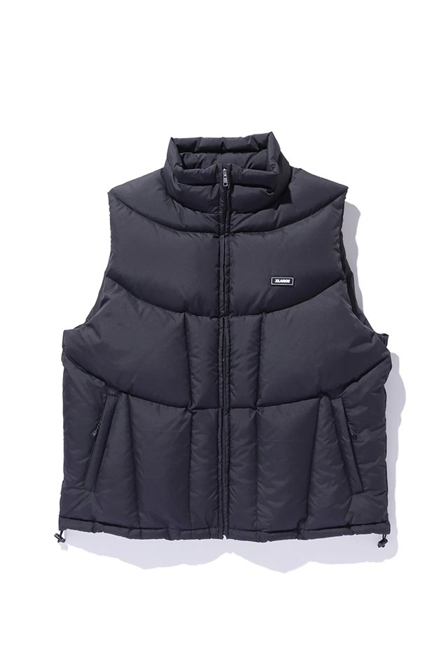 XLARGE エクストララージ 101244021010 PANELED DOWN VEST ダウンベスト BLACK 正規通販 メンズ レディース