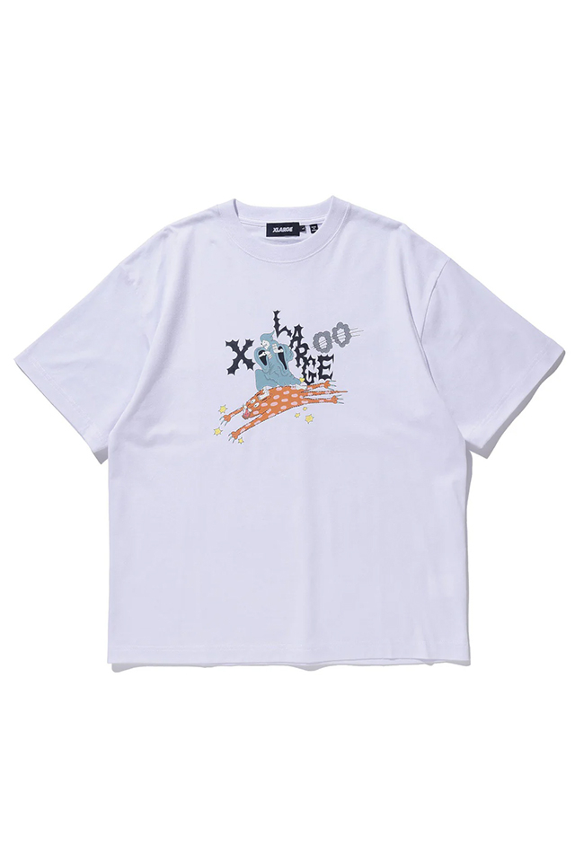 XLARGE エクストララージ 101242011008 CAT SUMMON S/S TEE Tシャツ WHITE 正規通販 メンズ レディース