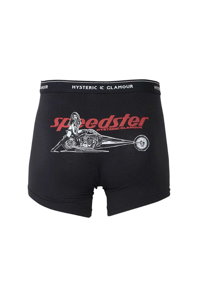 HYSTERIC GLAMOUR ヒステリックグラマー 02251CU01 SPEEDSTER ボクサーブリーフ BLACK 正規通販 メンズ