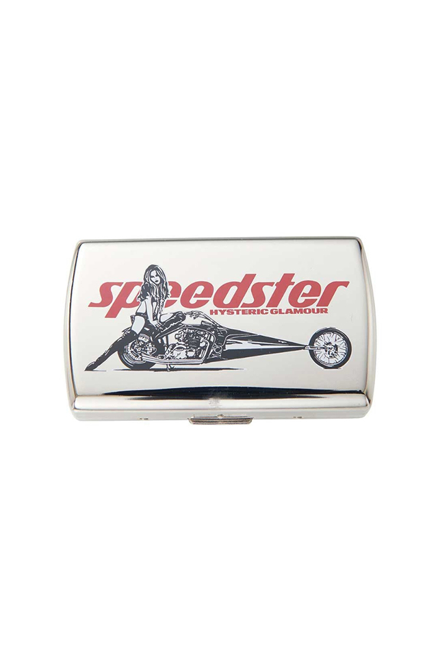 HYSTERIC GLAMOUR ヒステリックグラマー 02251QG03 SPEEDSTER シガレットケース SILVER 正規通販 メンズ レディース