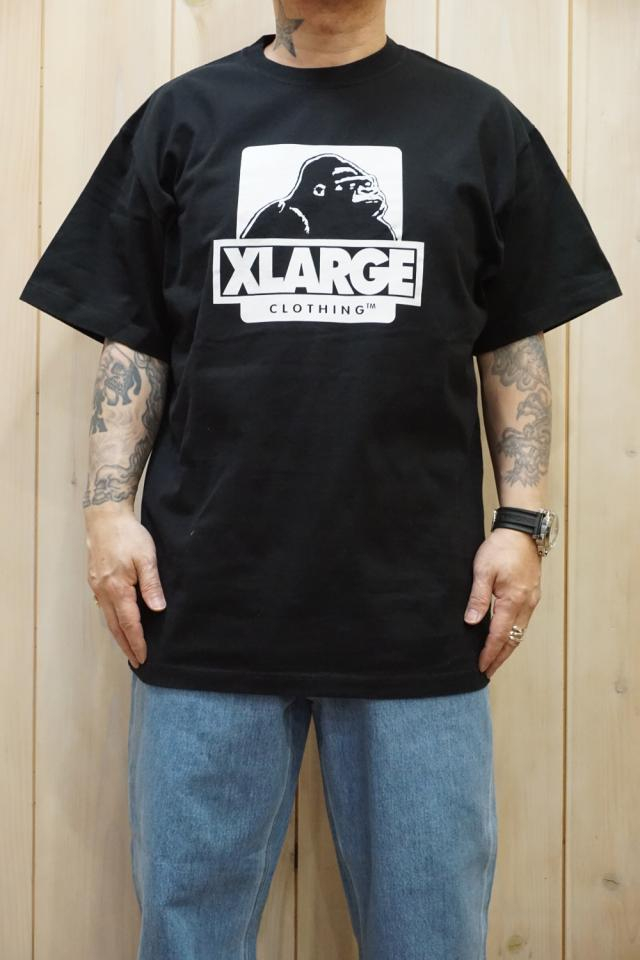 XLARGE エクストララージ 101221011004 OG S/S TEE XLARGE ショートスリーブTシャツ BLACK 正規通販 メンズ レディース