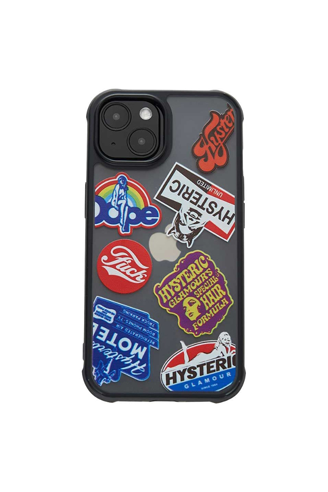 HYSTERIC GLAMOUR ヒステリックグラマー 02243QG05 COLLECTOR PACKAGE iPhoneカバー BLACK 正規通販 レディース メンズ