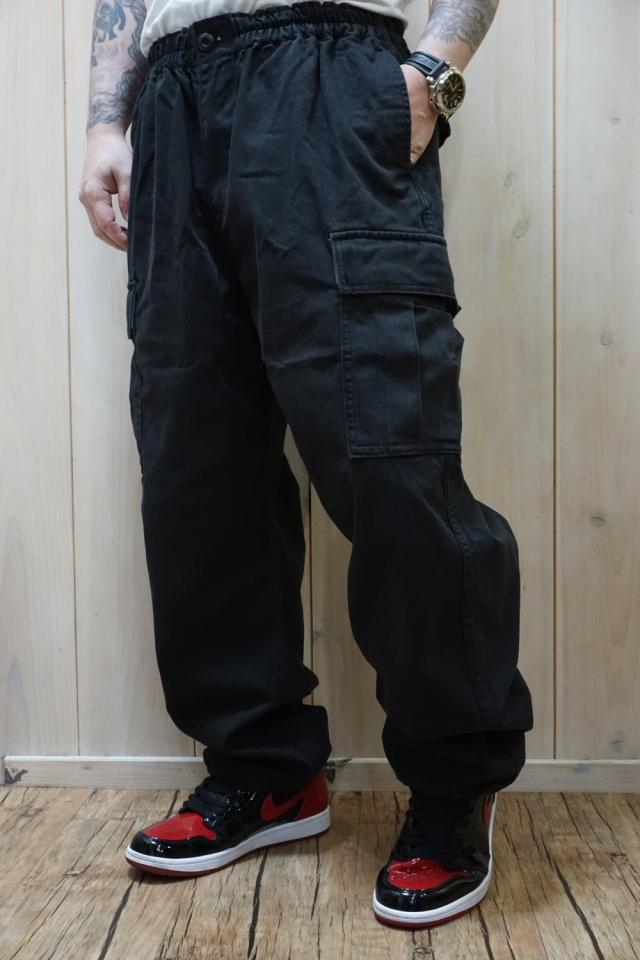 XLARGE エクストララージ 101222031009 OVERDYE CARGO EASY PANTS XLARGE カーゴパンツ BLACK 正規通販 メンズ レディース