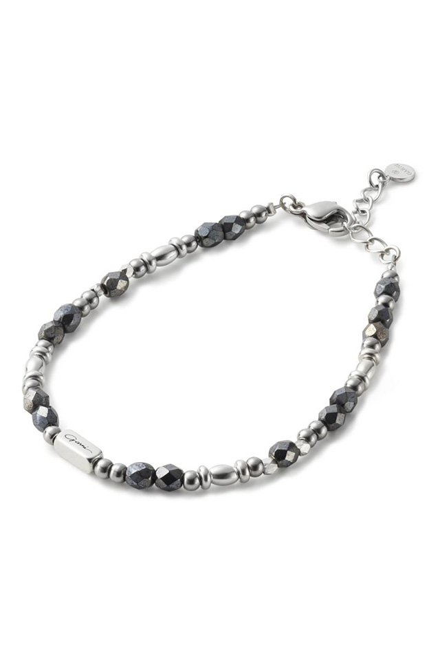 GARNI ガルニ GB24009 - essential - Pebble Bracelet ぺブルブレスレット BLACK 正規通販 メンズ レディース