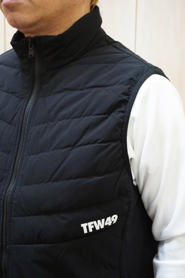 TFW49 ティーエフダブリューフォーティーナイン / TFW49 ティーエフダブリューフォーティーナイン T042420020 SHIELD  WARMER VEST シールドウォーマーベスト BLACK 正規通販 メンズ ゴルフ /モロトフカクテル ヒステリックグラマー 正規通販