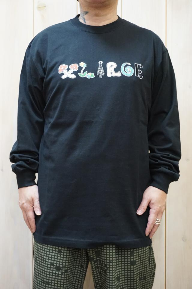 XLARGE エクストララージ 101223011039 HOOKED ON MUSIC L/S TEE XLARGE ロングスリーブTシャツ BLACK 正規通販 メンズ レディース