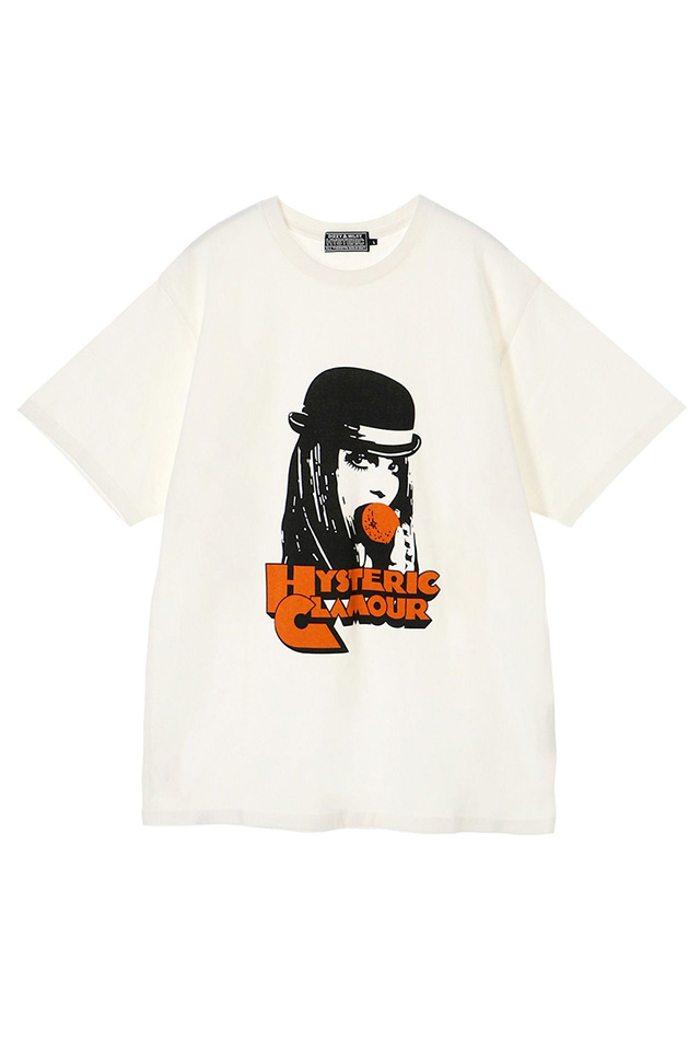 HYSTERIC GLAMOUR ヒステリックグラマー 02243CT05 HYS PLUS Tシャツ WHITE 正規通販 メンズ