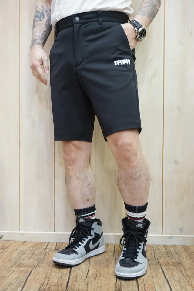 TFW49 ティーエフダブリューフォーティーナイン T072510015 REGULAR SHORTS レギュラーショートパンツ BLACK 正規通販 メンズ ゴルフ 2025年4月30日入荷予定