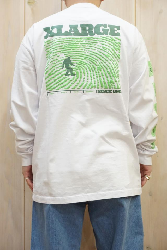 XLARGE エクストララージ 101221011043 XL IDENTITY L/S TEE ロングスリーブTシャツ WHITE 正規通販 メンズ レディース