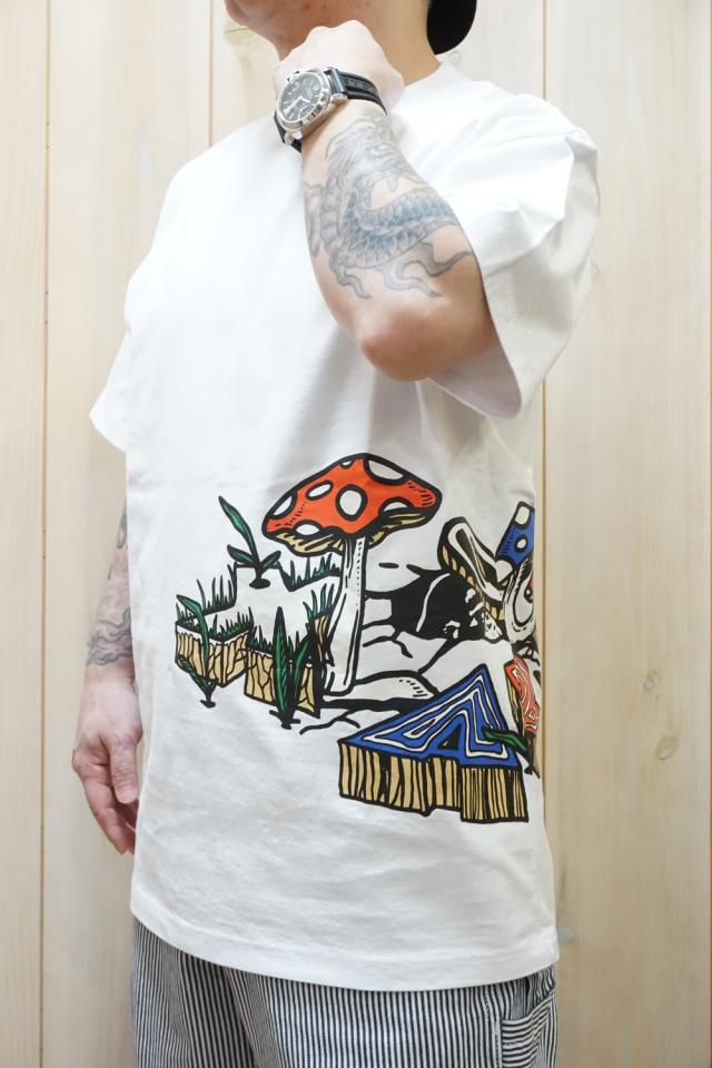 XLARGE エクストララージ 101222011016 MUSHROOM LOGO S/S TEE XLARGE ショートスリーブTシャツ WHITE 正規通販 メンズ レディース