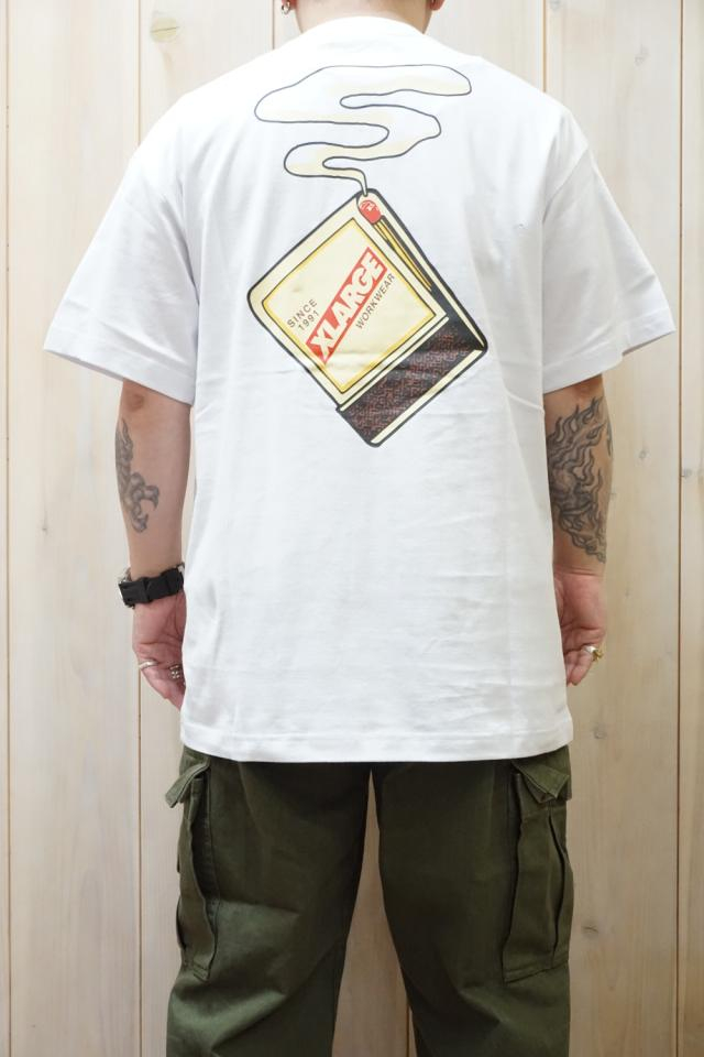 XLARGE エクストララージ 101222011055 MATCHES S/S POCKET TEE XLARGE ショートスリーブTシャツ WHITE 正規通販 メンズ レディース