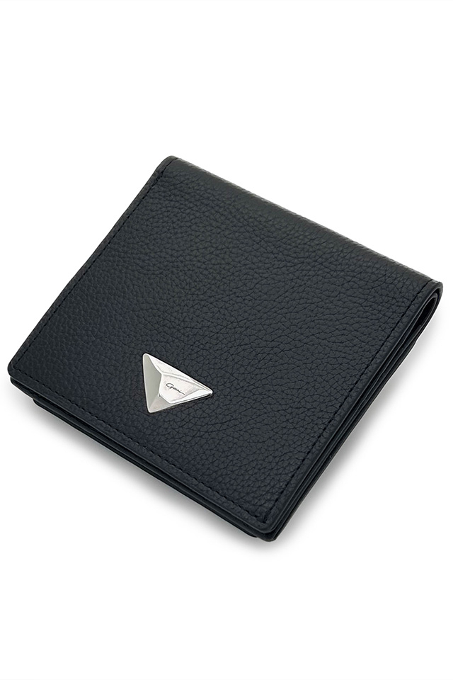 GARNI ガルニ GL24001 Triangle Mini Fold Wallet 財布 BLACK  正規通販 メンズ レディース