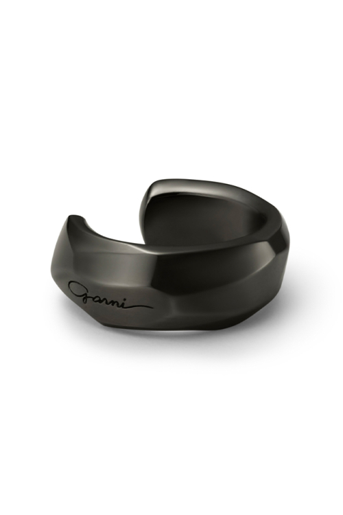 GARNI ガルニ GP18025 Crockery Ring Ear Cuff クロッケリーリングイヤーカフ BLACK 正規通販 メンズ レディース