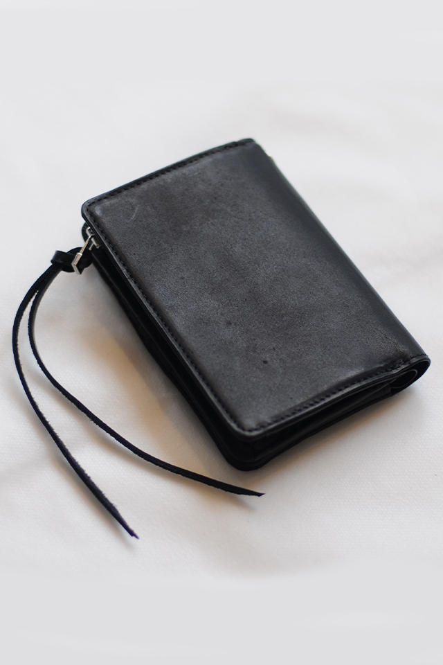 RIPVANWINKLE リップヴァンウィンクル R＋267 LEATHER WALLET レザーウォレット BLACK 正規通販 メンズ