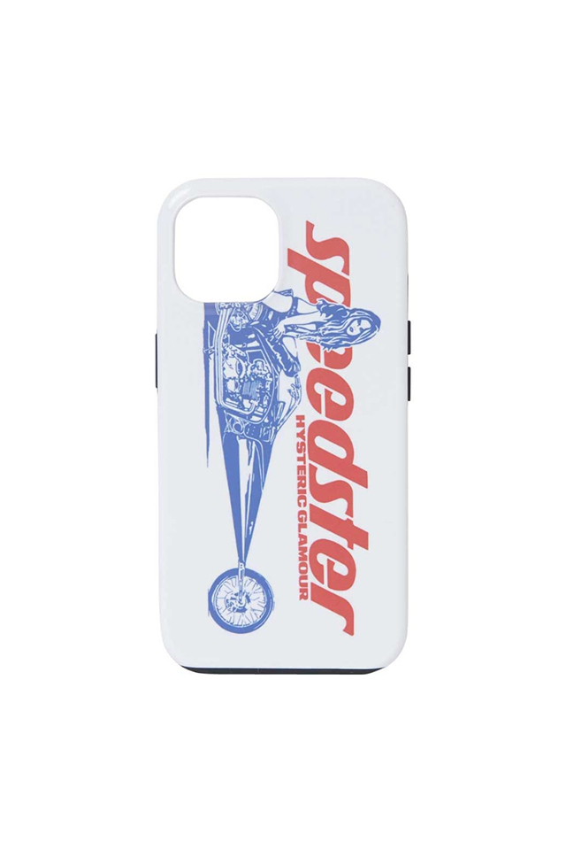 HYSTERIC GLAMOUR ヒステリックグラマー 02251QG04 SPEEDSTER iPhoneカバー WHITE 正規通販 レディース メンズ