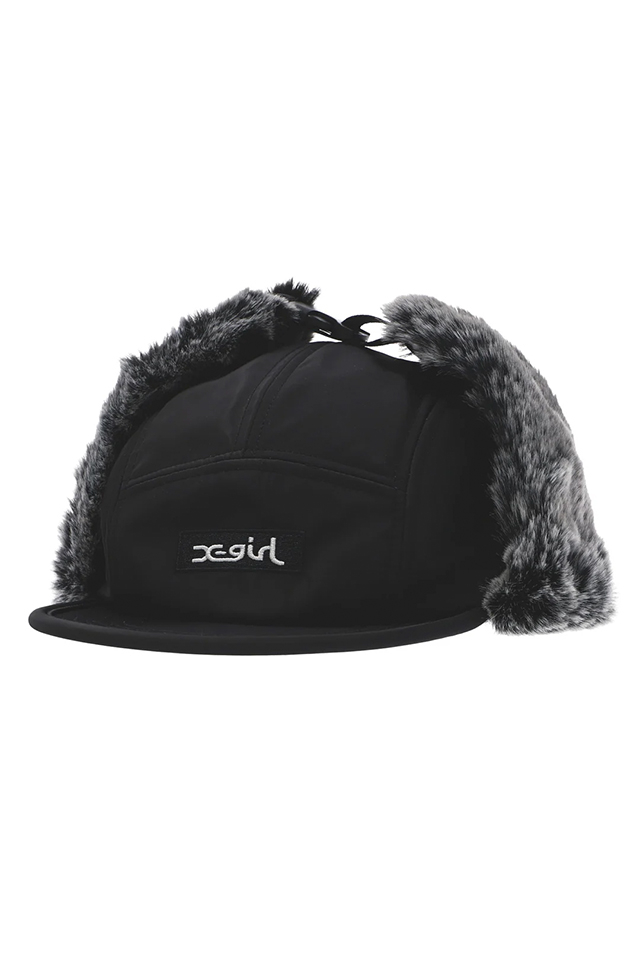 X-girl エックスガール 105243051003 DOG EAR JET CAP ドッグイヤージェットキャップ BLACK 正規通販 レディース