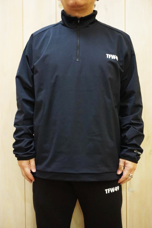 TFW49 ティーエフダブリューフォーティーナイン T042420009 REVERSIBLE STRETCH HALF ZIP リバーシブルストレッチハーフジップ BLK × NVY 正規通販 メンズ ゴルフ