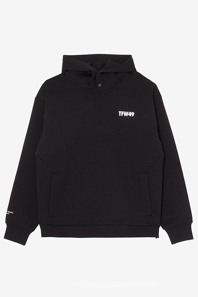 TFW49 ティーエフダブリューフォーティーナイン T102420020 CARDBOARD HOODIE マルチフーディー BLACK 正規通販 メンズ ゴルフ