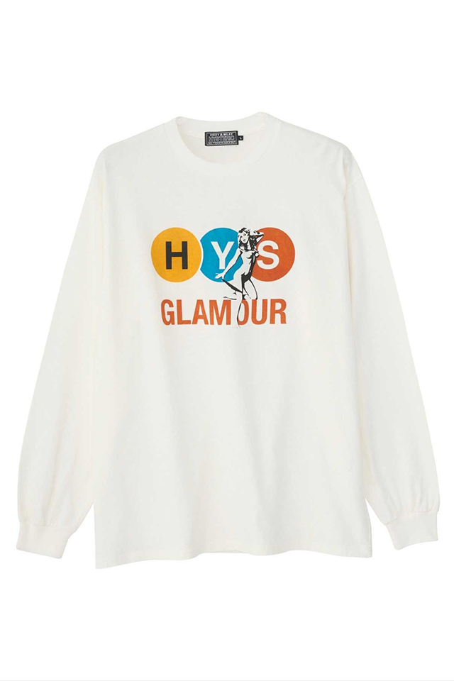 HYSTERIC GLAMOUR ヒステリックグラマー 02243CL02 SUBWAY Tシャツ WHITE 正規通販 メンズ