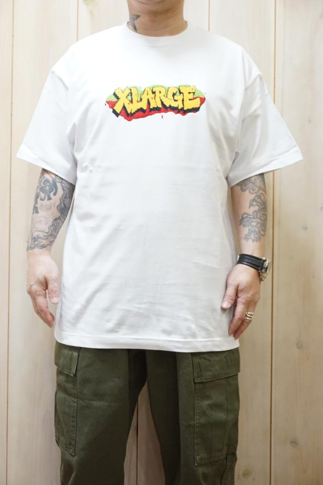 XLARGE エクストララージ 101222011051 GRAFFITI LOGO S/S TEE XLARGE ショートスリーブTシャツ WHITE 正規通販 メンズ レディース