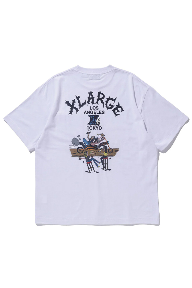 XLARGE エクストララージ 101242011009 HANG OUT S/S POCKET TEE ポケットTシャツ WHITE 正規通販 メンズ レディース