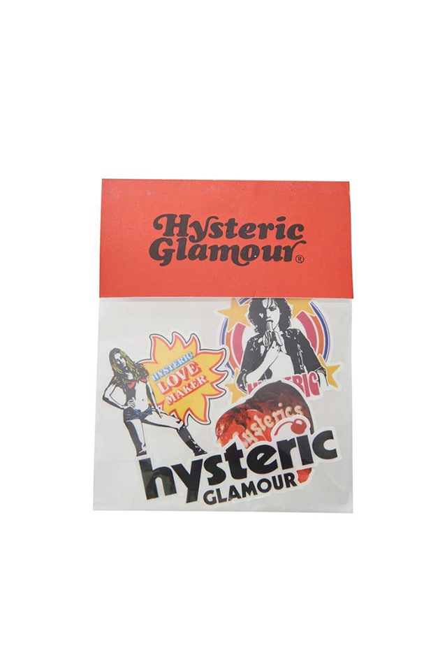 HYSTERIC GLAMOUR ヒステリックグラマー 01251QG08 LOVE MAKER PACKAGE ステッカーセット MULTI 正規通販 レディース メンズ