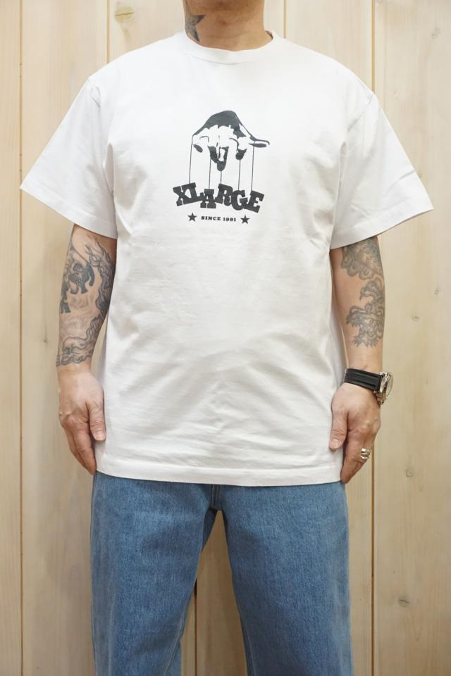 XLARGE エクストララージ 101221011040 PUPPETMASTER TEE ショートスリーブTシャツ WHITE 正規通販 メンズ レディース