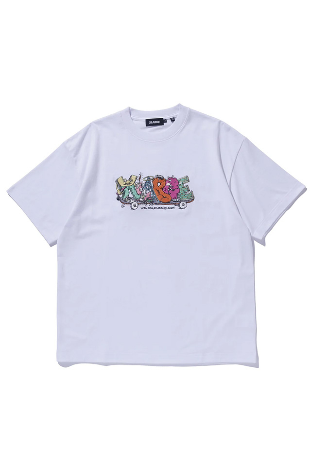 XLARGE エクストララージ 101243011011 HANGOUT S/S TEE Tシャツ WHITE 正規通販 メンズ レディース