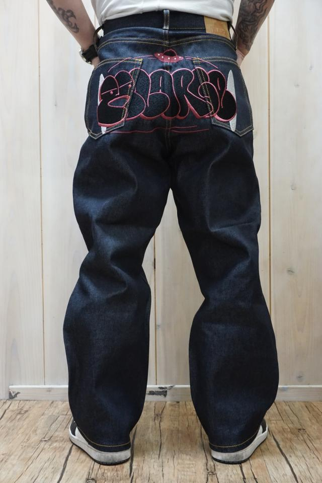 XLARGE エクストララージ 101214031002 EMBROIDERY GRAFFITI DENIM PANTS デニムパンツ DkINDIGO 正規通販 メンズ レディース