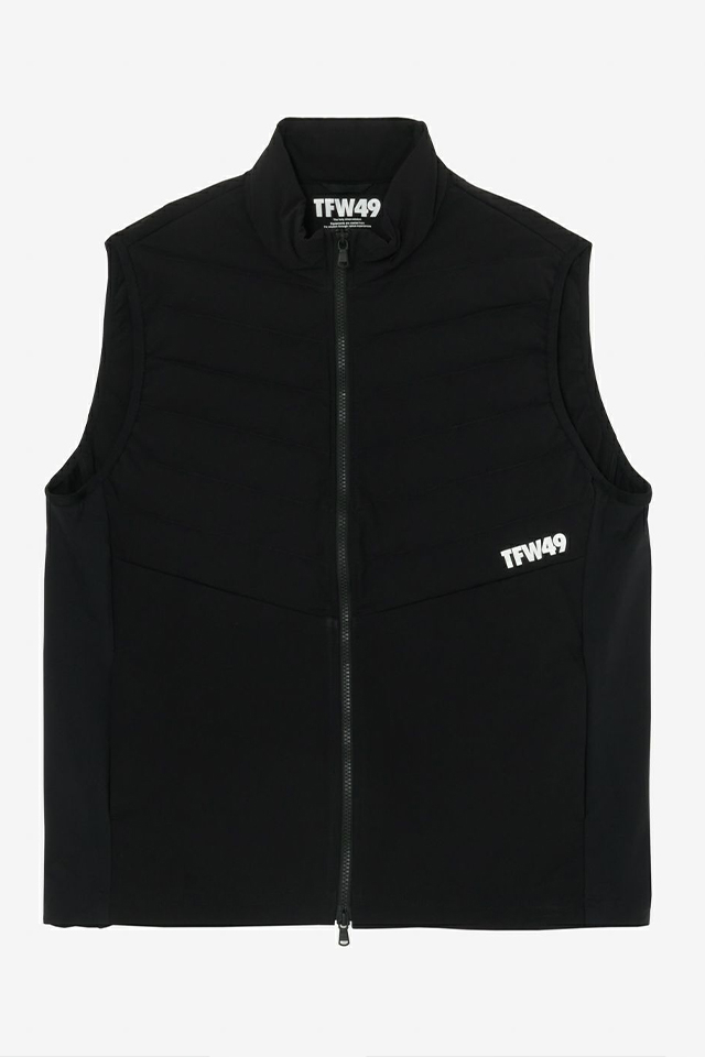 TFW49 ティーエフダブリューフォーティーナイン / TFW49 ティーエフダブリューフォーティーナイン T042420020 SHIELD  WARMER VEST シールドウォーマーベスト BLACK 正規通販 メンズ ゴルフ /モロトフカクテル ヒステリックグラマー 正規通販