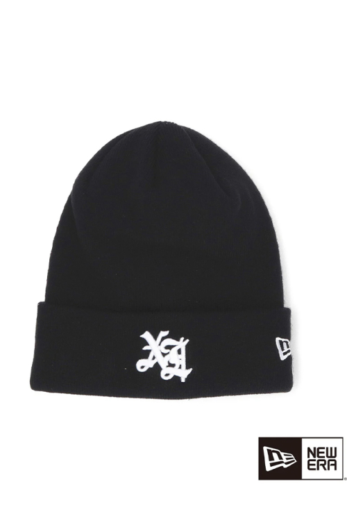 XLARGE エクストララージ 101234051004 XLARGE×NEW ERA OLD ENGLISH CUFF BEANIE コラボビーニー BLACK 正規通販 メンズ レディース 限定アイテム