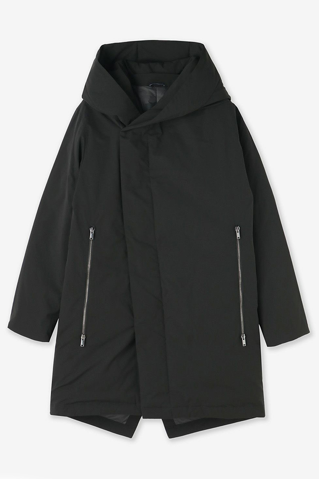 junhashimoto ジュンハシモト / junhashimoto ジュンハシモト 1012420002 WRAP DOWN COAT  ラップダウンコート BLACK 正規通販 メンズ /モロトフカクテル ヒステリックグラマー 正規通販