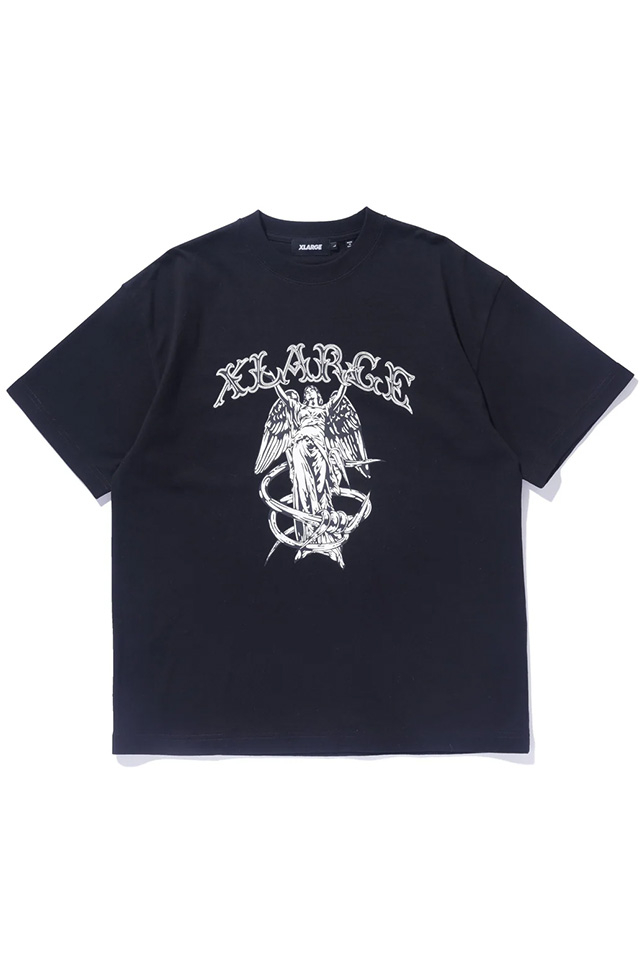 XLARGE エクストララージ 101243011021 FREE WILL S/S TEE Tシャツ BLACK 正規通販 メンズ レディース