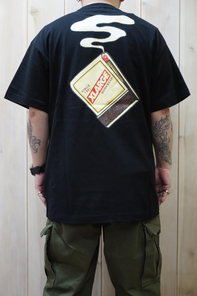 XLARGE エクストララージ 101222011055 MATCHES S/S POCKET TEE XLARGE ショートスリーブTシャツ BLACK 正規通販 メンズ レディース