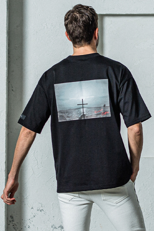 RESOUND CLOTHING リサウンドクロージング RC35-T-001 BACK Photo OVER TEE オーバーTシャツ BLACK 正規通販 メンズ 2025年4月30日入荷予定